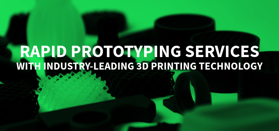Rapid Prototyping Services Canada with 3D printing technology header